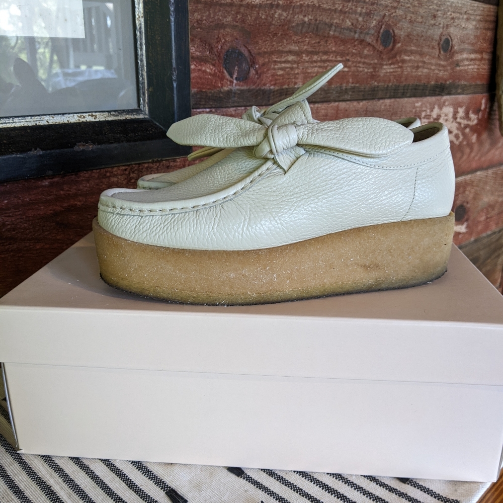 Loeffler Randall Tabitha Chukka, Ecru Sz 8.5